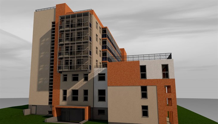 Шестиэтажку у тютринского дома в Томске планируют достроить в 2023г