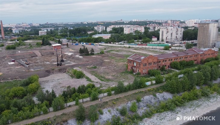 Строительство началось на территории бывшей карандашки в Томске