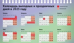 Как отдыхаем в 2023 году: календарь выходных и праздников