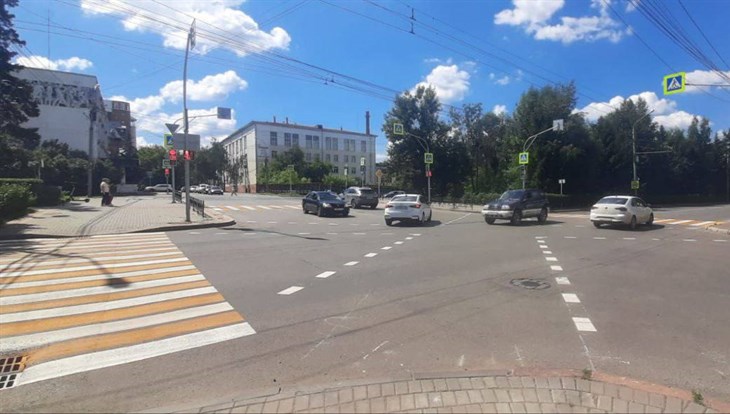 Первый диагональный пешеходный переход появился на Кирова в Томске