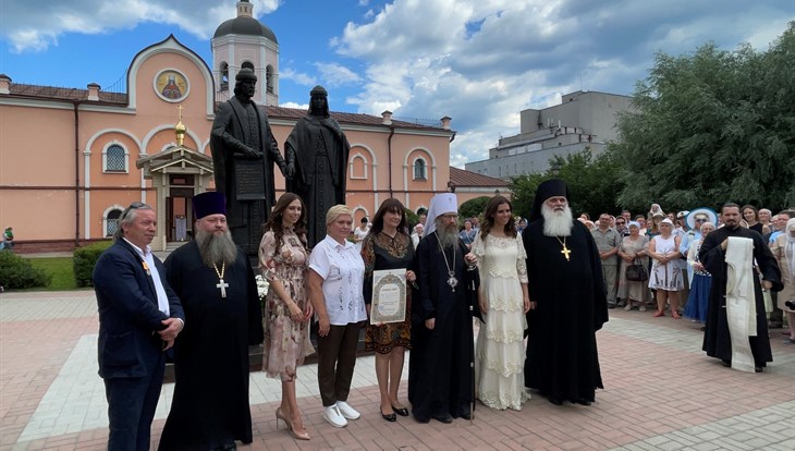 Дочь Ивана Кляйна стала прообразом скульптуры святой Февронии в Томске