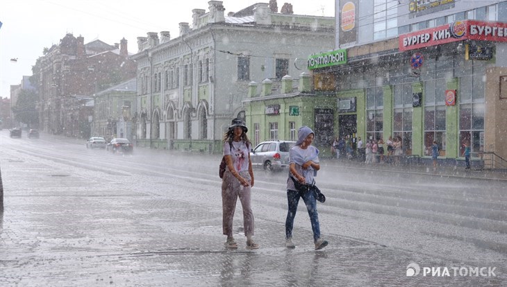 Теплая, но дождливая погода сохранится в Томске в воскресенье