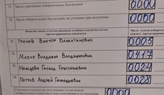 ЦИК: обработано 13% протоколов, Мазур продолжает лидировать