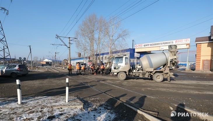 РЖД: поставить шлагбаум на переезде на ул.Ижевской в Томске нельзя