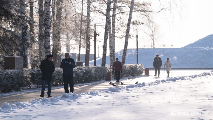 Понедельник в Томске будет морозным, но без осадков
