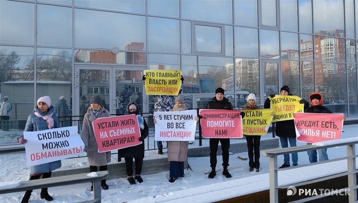 Пайщики пять лет ждут 16-этажный недострой напротив ЦОТа в Томске