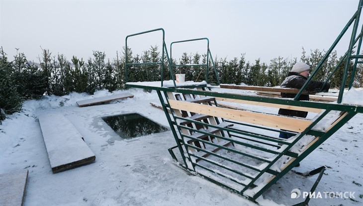 Власти ожидают час пик у томских купелей в четверг вечером