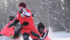 Контактная игра: турнир по регби на снегу состоялся в Томской области