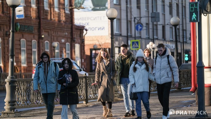 Небольшой плюс и ветер ожидают томичей в понедельник