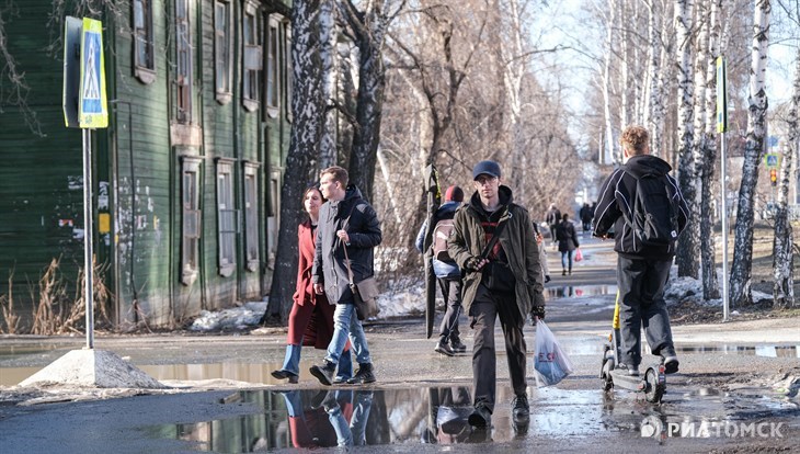 Небольшое потепление с мокрым снегом ожидается в Томске в понедельник