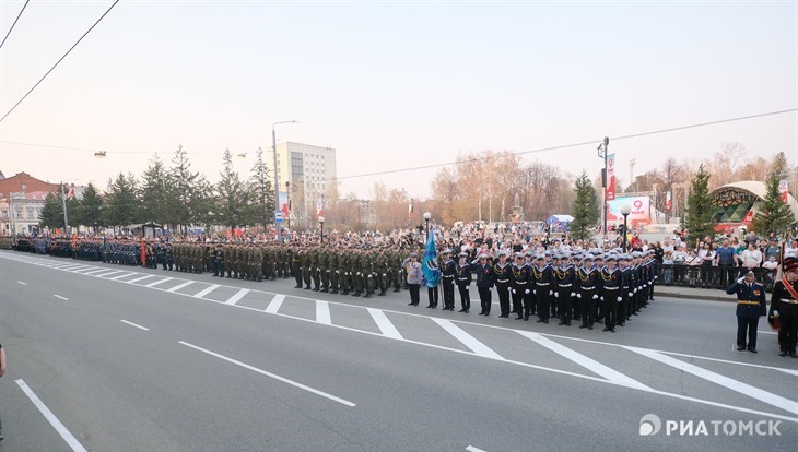 Больше 1500 человек примут участие в Параде Победы в Томске