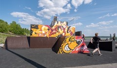 Томичи отремонтировали паркур-площадки в Лагерном саду и Академгородке
