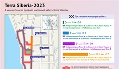 Забег Terra Siberia в Томске: дистанции, маршруты, перекрытие движения