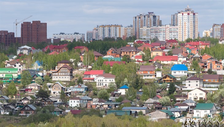 Жители Томской области построили 52% от всего введенного жилья в 2023г