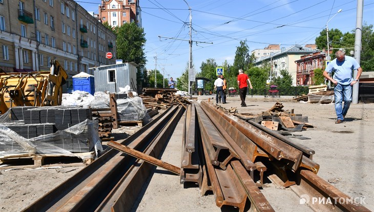 Подрядчикам сложно купить рельсы для ремонта путей на Кирова в Томске
