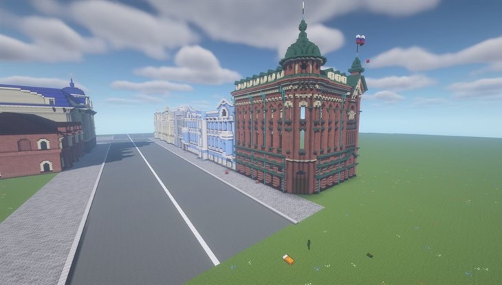 Студент ТУСУРа построил в Minecraft гордуму и другие памятники Томска