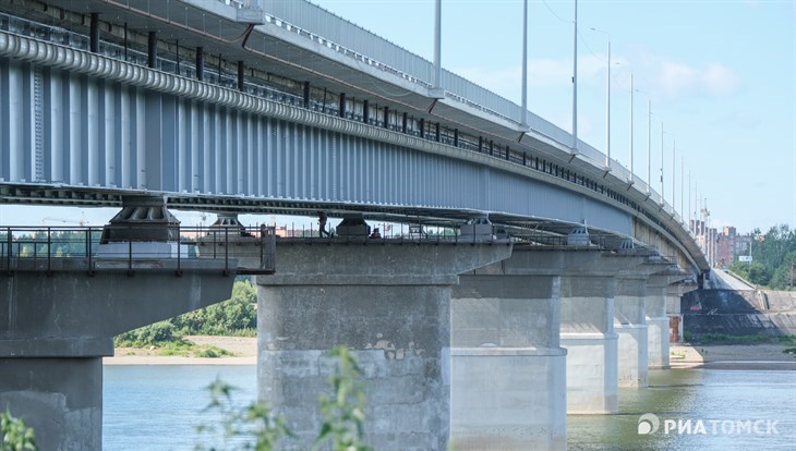 Деформационный шов для ремонта моста не поступил вовремя в Томск