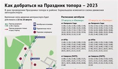 Как добраться на Праздник топора: схема проезда и расписание автобусов