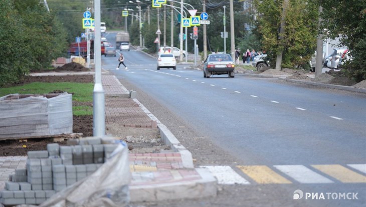 Ремонт второстепенных дорог в Томске выполнен лишь на 80% от плана