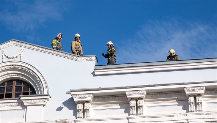 Пожар в здании томского музколледжа ликвидирован