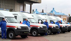 Автопарк томских больниц пополнился 12 машинами скорой помощи