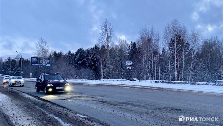 Власти: комплексного ремонта подъезда к мосту у Томска в планах нет