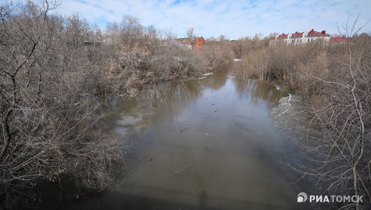 Река Ушайка вызывает опасения у властей Томска из-за подъема воды