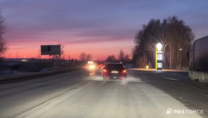 Освещение появится на трассе у Северного Парка после ее реконструкции