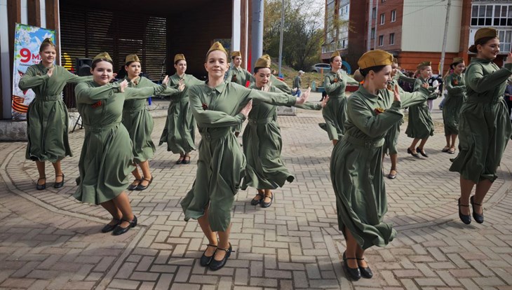 Праздник в честь Дня Победы прошел в томском микрорайоне Степановка
