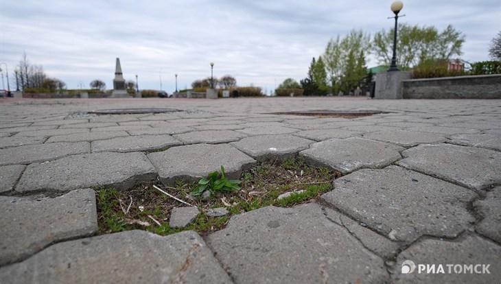 Томск не может позволить себе замену плитки в Губернаторском квартале