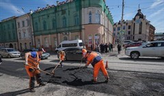 Томск САХ заделает ямы на 70 улицах города