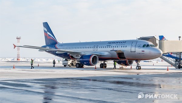 Рейс Аэрофлота Москва–Томск приземлится в Новосибирске по техпричине