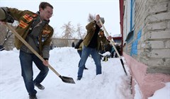 Снежная вахта начнется в Томске на 1,5 мес раньше из-за снегопадов
