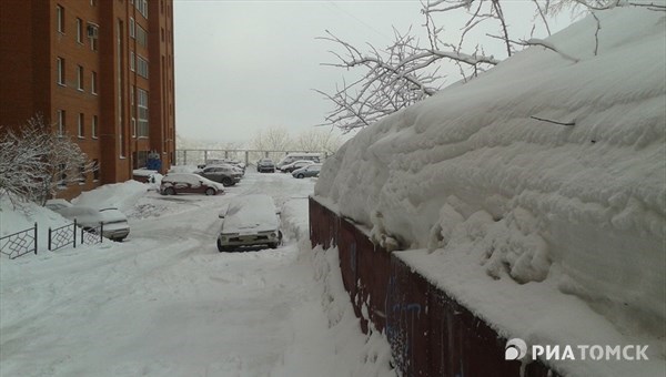 Томичи чаще всего жалуются на плохую уборку снега во дворах