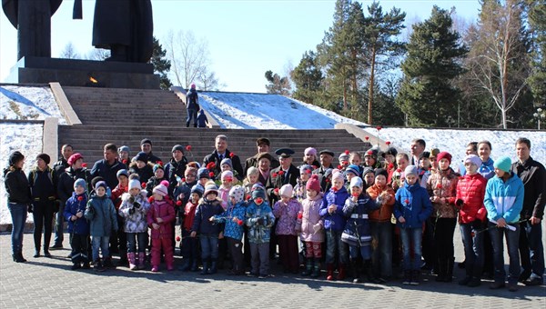 Дети сотрудников томской ФСБ сыграли в Зарницу в год юбилея Победы