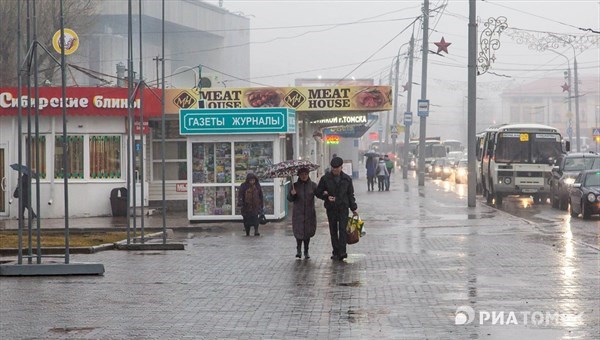 Синоптики прогнозируют плюс 7 и небольшой дождь в Томске во вторник
