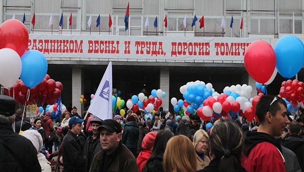 Первомай в Томске будет холодным и снежным