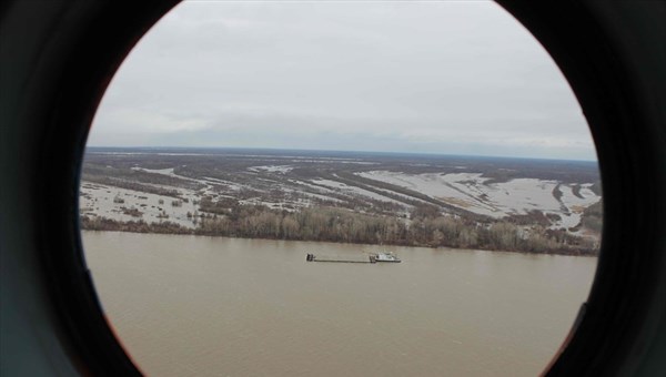 Уровень воды в Оби на севере Томской области продолжает повышаться