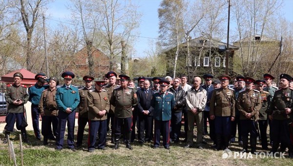 Памятник казакам, погибшим в военных конфликтах, появился в Томске