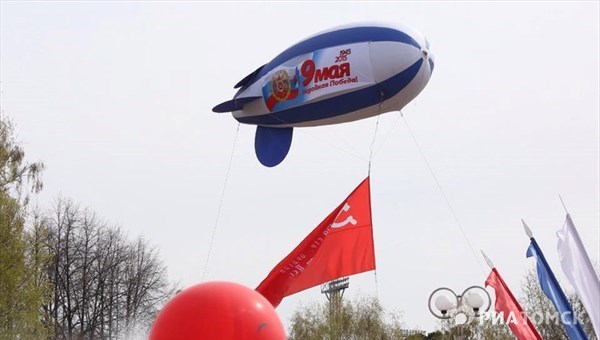 Светящиеся звезды и плакаты Память бессмертна украсят Томск к 9 мая