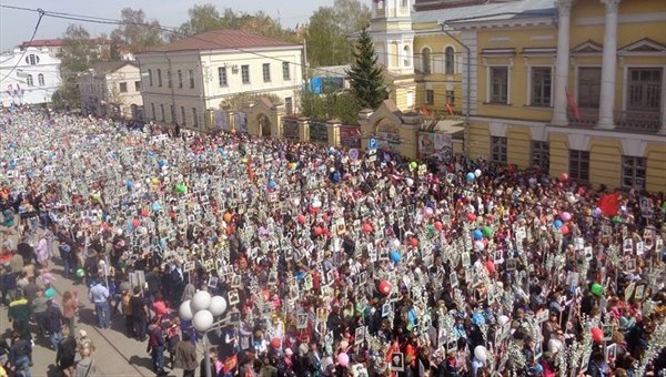 Координатор: в Бессмертный полк встало больше томичей, чем ожидалось