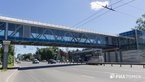 Власти Томска планируют открыть шесть надземных переходов в 2016 году