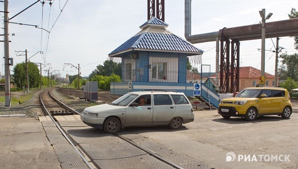 Движение авто на Степановском переезде в Томске ограничат до 5 июля