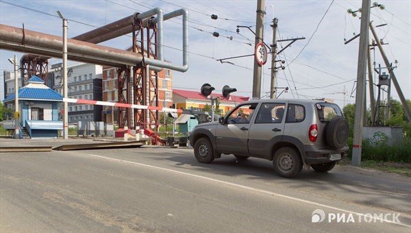 Движение на Степановском переезде в Томске ограничат в ночь на субботу