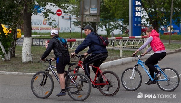 Проезд по маршруту Томск-Киреевск ограничат 12 июня из-за велопробега