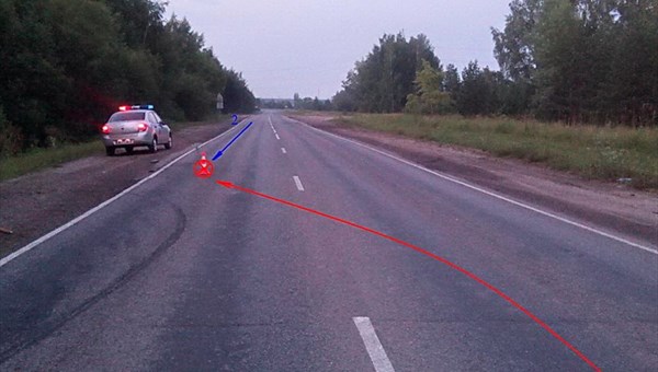 Пьяный водитель авто врезался в мотоцикл в Томске, 1 человек пострадал