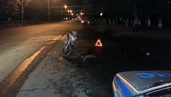 Мотоциклист-подросток без прав пострадал в ДТП с ВАЗом в Томске