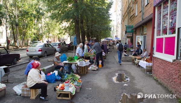 Томские дорожники отремонтируют площадки Дзержинcкого и других рынков