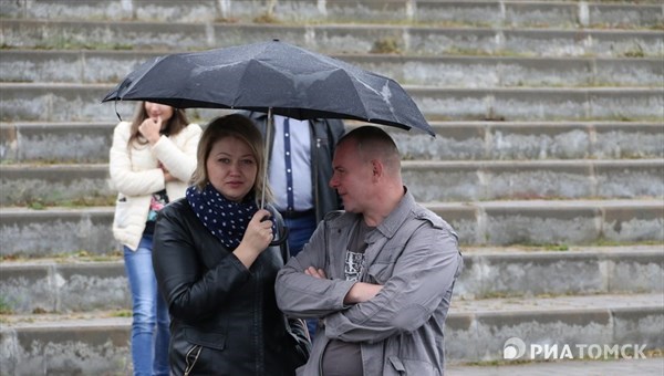 Вторник в Томске ожидается дождливым и ветреным