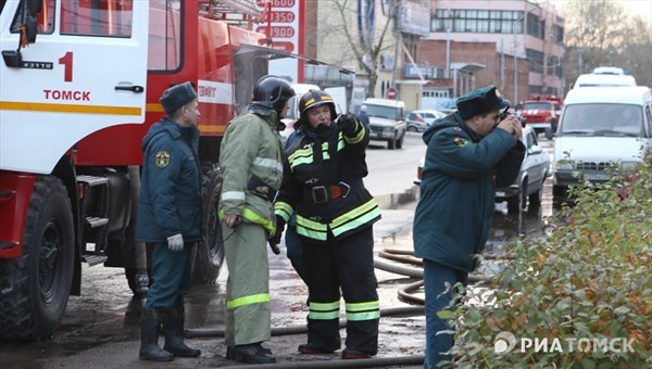Пожарные закончили работы в Рекламном дайджесте в Томске